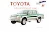 Click here to see more details about / buy this Toyota Hilux pickup, '97 - '04 English Language Owners Handbook