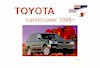 Click here to see more details about / buy this Toyota Landcruiser 100 series, VX, VX Ltd and Cygnus '98 - '02 English Language Owners Handbook