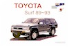 Click here to see more details about / buy this Toyota Surf, all models, '89 - '93 English Language Owners Handbook